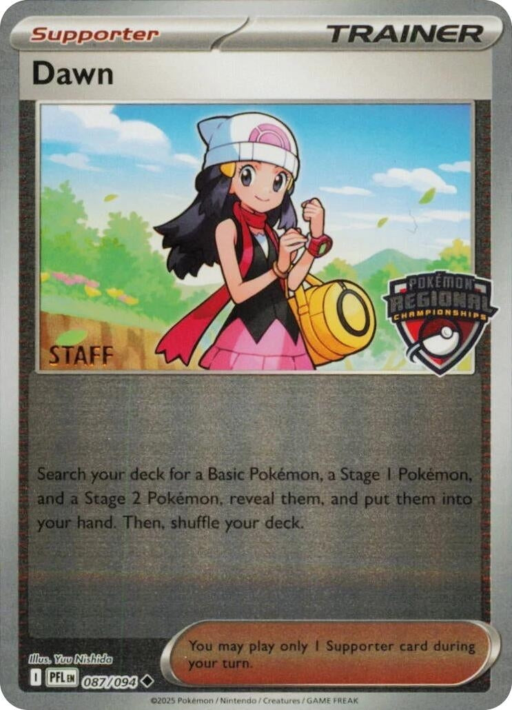 Image for Dawn (Regional Championship) [Staff] (087/094) (League & Championship Cards) (PR) - Pokemon