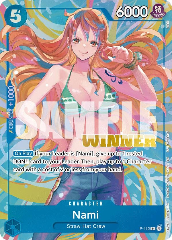 Image for Nami (Heroines Battle Winner Pack) (P-112) (One Piece Promotion Cards) (OP-PR) - One Piece Card Game