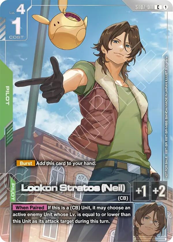 Image for Lockon Stratos (Neil) (Newtype Challenge 2026 Mission 2) (ST07-011) (Gundam Promotional Cards) (GCG-PR) - Gundam Card Game