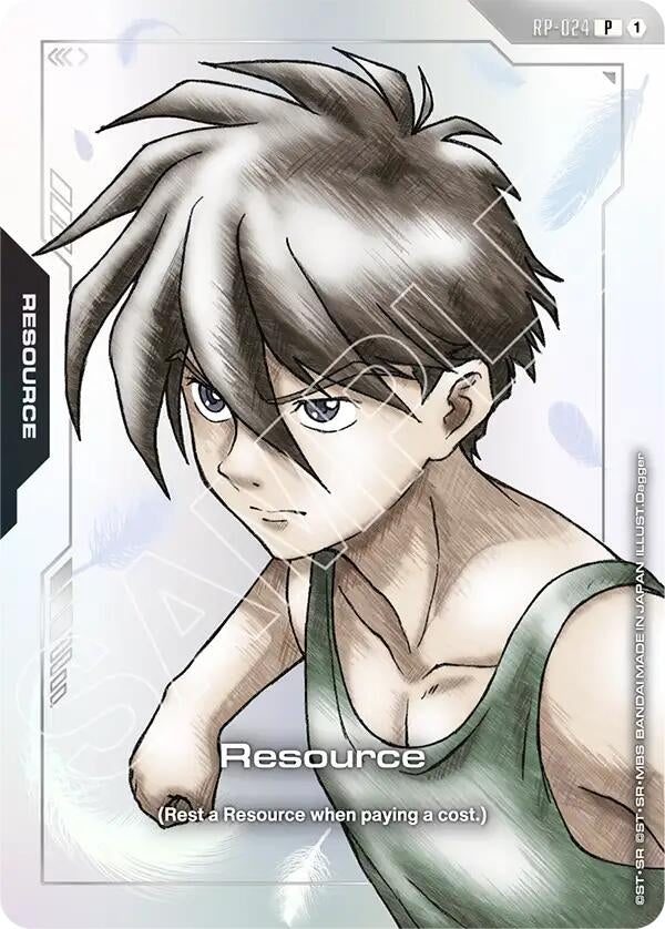 Image for Resource (RP-024) (Premium Accessory Set - Mobile Suit Gundam Wing) (RP-024) (Promotional Resource Tokens) (RP) - Gundam Card Game