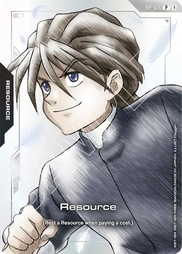 Image for Resource (RP-026) (Premium Accessory Set - Mobile Suit Gundam Wing) (RP-026) (Promotional Resource Tokens) (RP) - Gundam Card Game