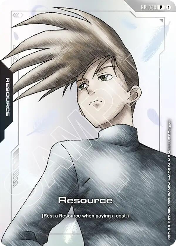 Image for Resource (RP-028) (Premium Accessory Set - Mobile Suit Gundam Wing) (RP-028) (Promotional Resource Tokens) (RP) - Gundam Card Game