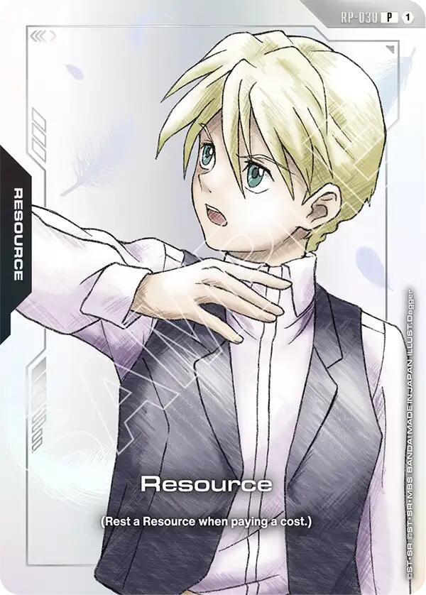 Image for Resource (RP-030) (Premium Accessory Set - Mobile Suit Gundam Wing) (RP-030) (Promotional Resource Tokens) (RP) - Gundam Card Game
