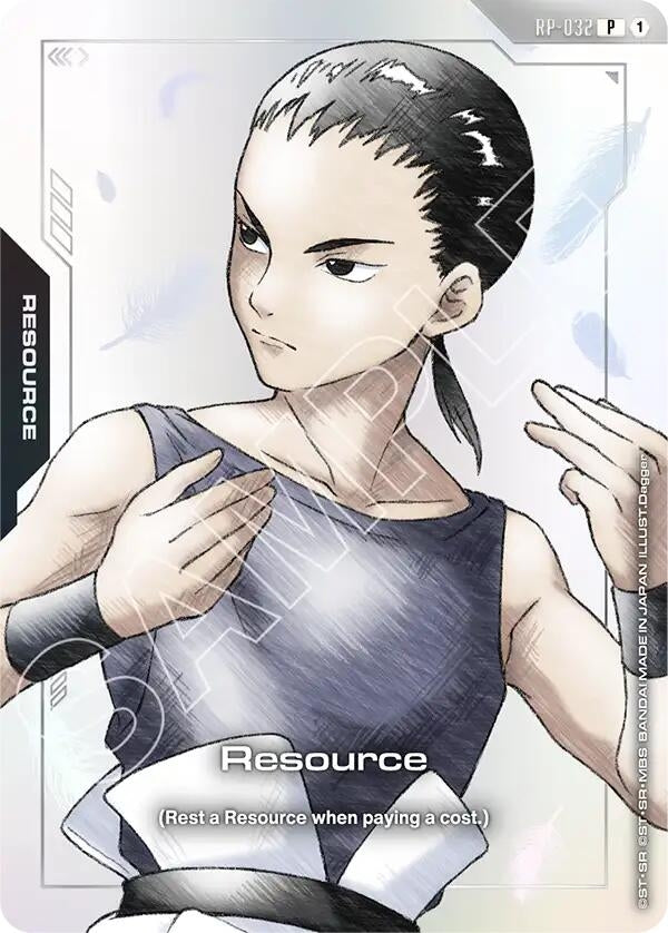 Image for Resource (RP-032) (Premium Accessory Set - Mobile Suit Gundam Wing) (RP-032) (Promotional Resource Tokens) (RP) - Gundam Card Game