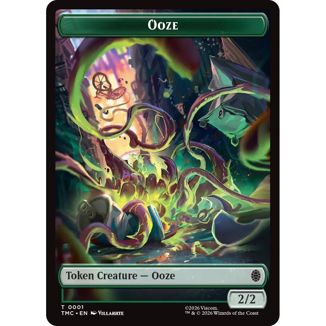 Image for Ooze // Clue Double-Sided Token (1 // 2) (Teenage Mutant Ninja Turtles) - Magic: The Gathering