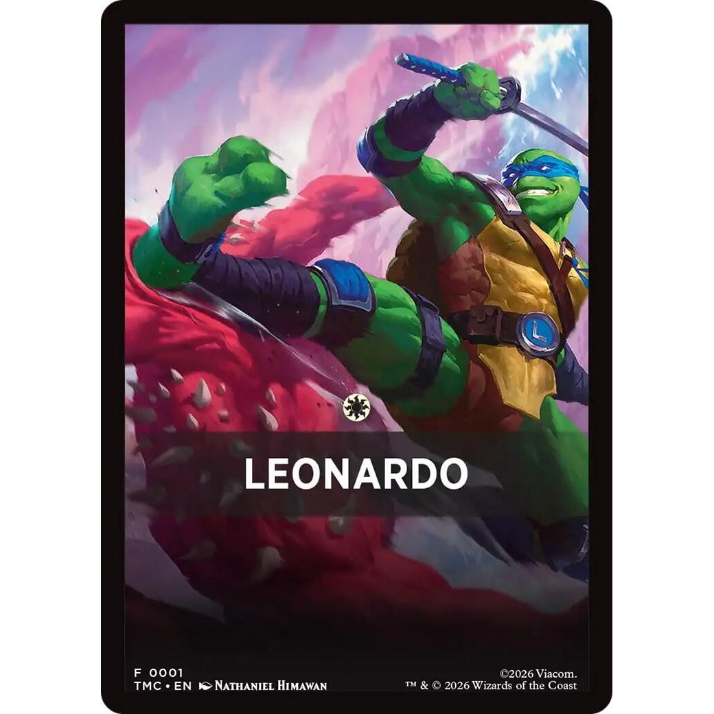 Image for Leonardo Theme Card (1) (Teenage Mutant Ninja Turtles) - Magic: The Gathering