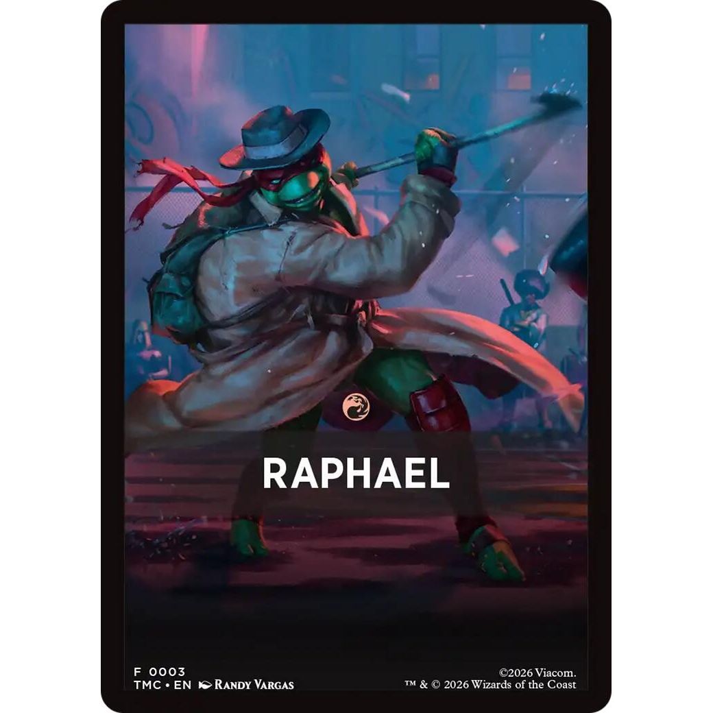 Image for Raphael Theme Card (3) (Teenage Mutant Ninja Turtles) - Magic: The Gathering