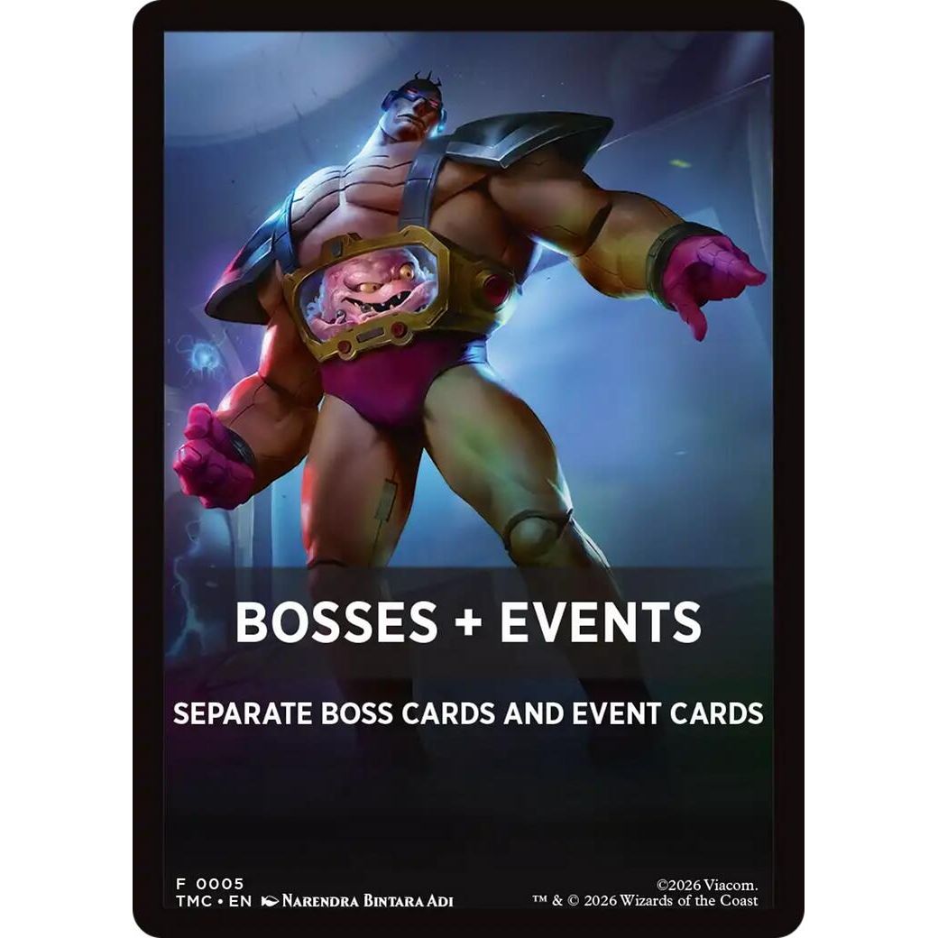 Image for Bosses + Events (5) (Teenage Mutant Ninja Turtles) - Magic: The Gathering