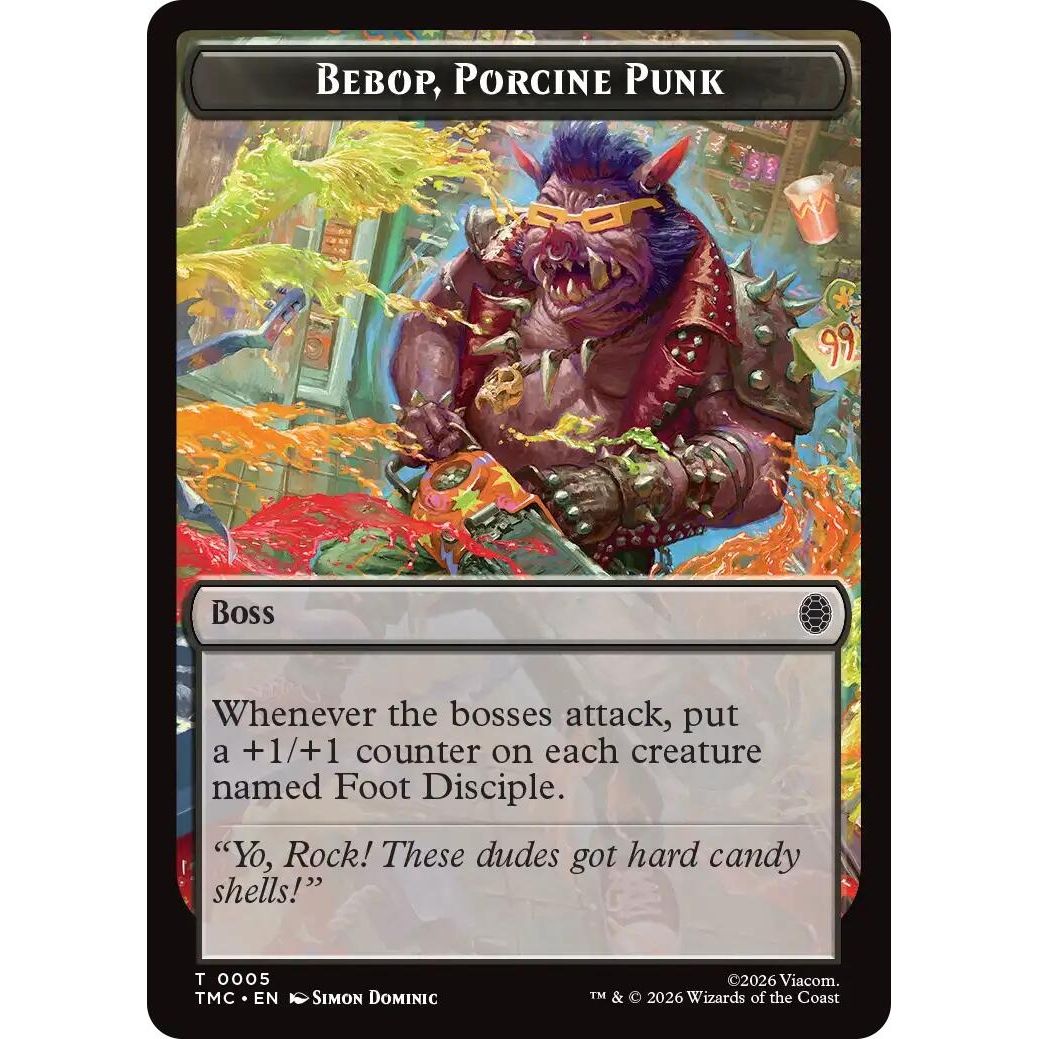 Image for Bebop, Porcine Punk (5) (Teenage Mutant Ninja Turtles) - Magic: The Gathering