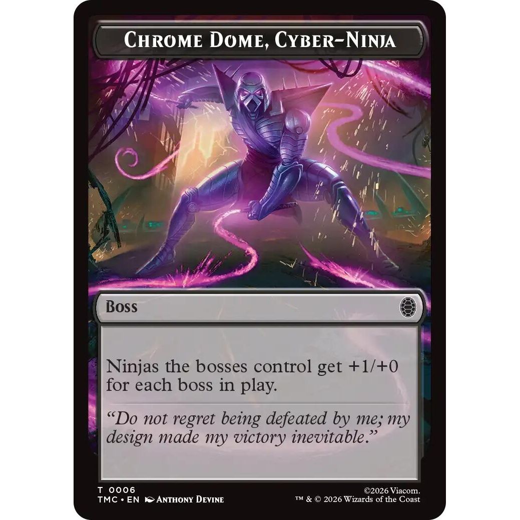 Image for Chrome Dome, Cyber-Ninja (6) (Teenage Mutant Ninja Turtles) - Magic: The Gathering