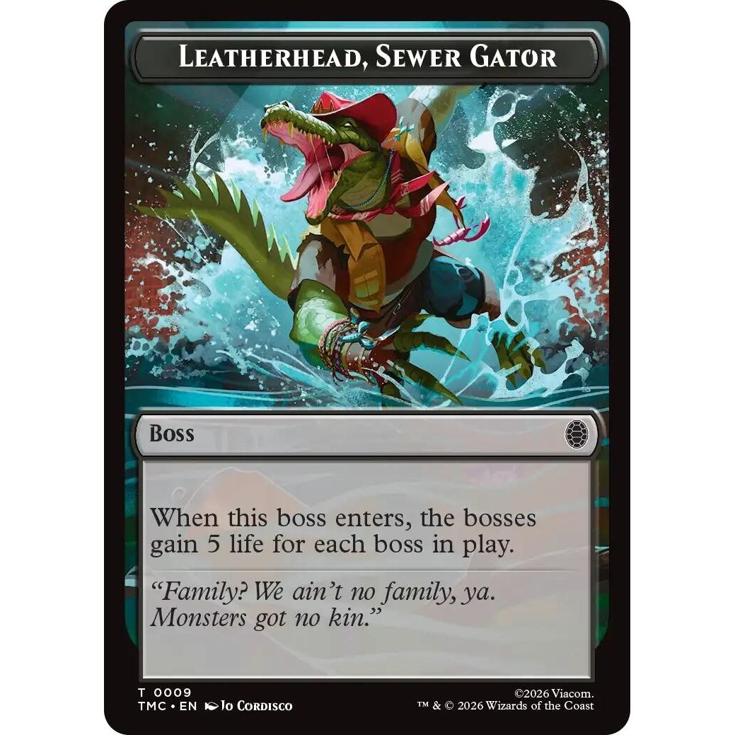 Image for Leatherhead, Sewer Gator (9) (Teenage Mutant Ninja Turtles) - Magic: The Gathering