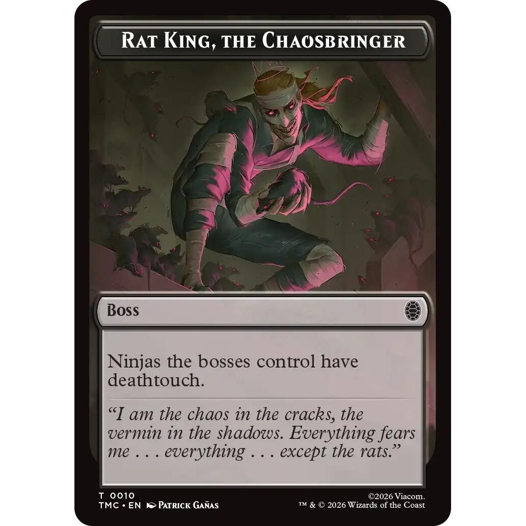 Image for Rat King, The Chaosbringer (10) (Teenage Mutant Ninja Turtles) - Magic: The Gathering