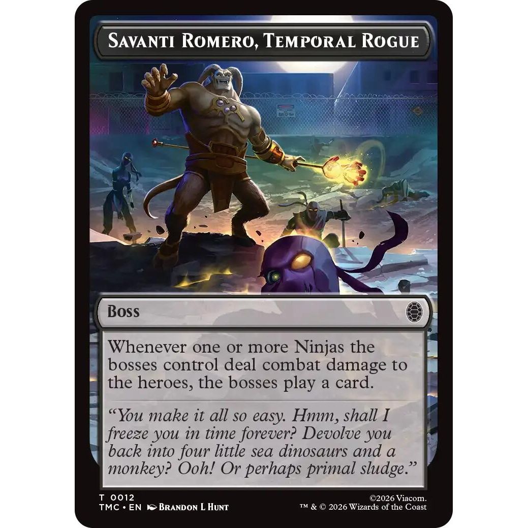 Image for Savanti Romero, Temporal Rogue (12) (Teenage Mutant Ninja Turtles) - Magic: The Gathering