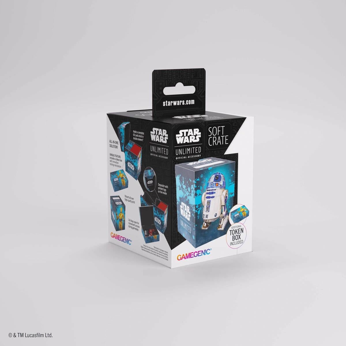 Image for Star Wars: Unlimited Soft Crate - C-3P0/R2-D2 - Deck Boxes
