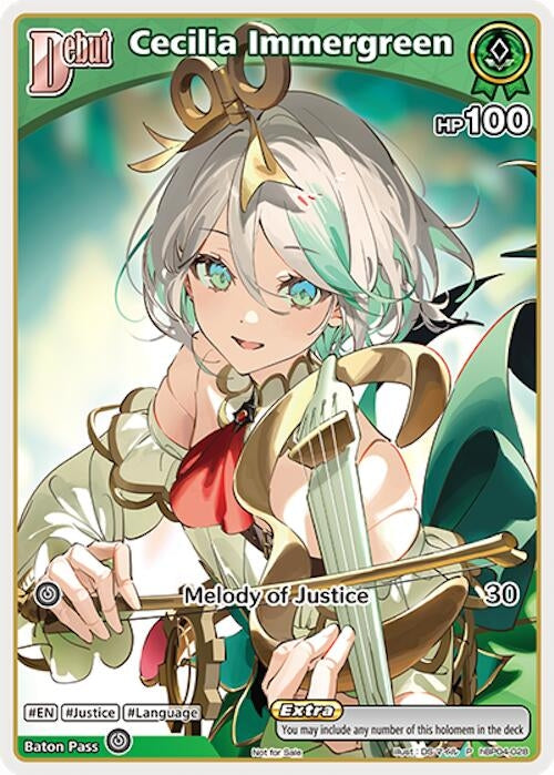 Cecilia Immergreen (P) (hBP04-028) (hBP04-028) (hololive OFFICIAL CARD GAME Promos)