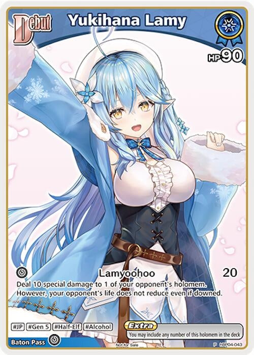 Yukihana Lamy (P) (hBP04-043) (hBP04-043) (hololive OFFICIAL CARD GAME Promos)