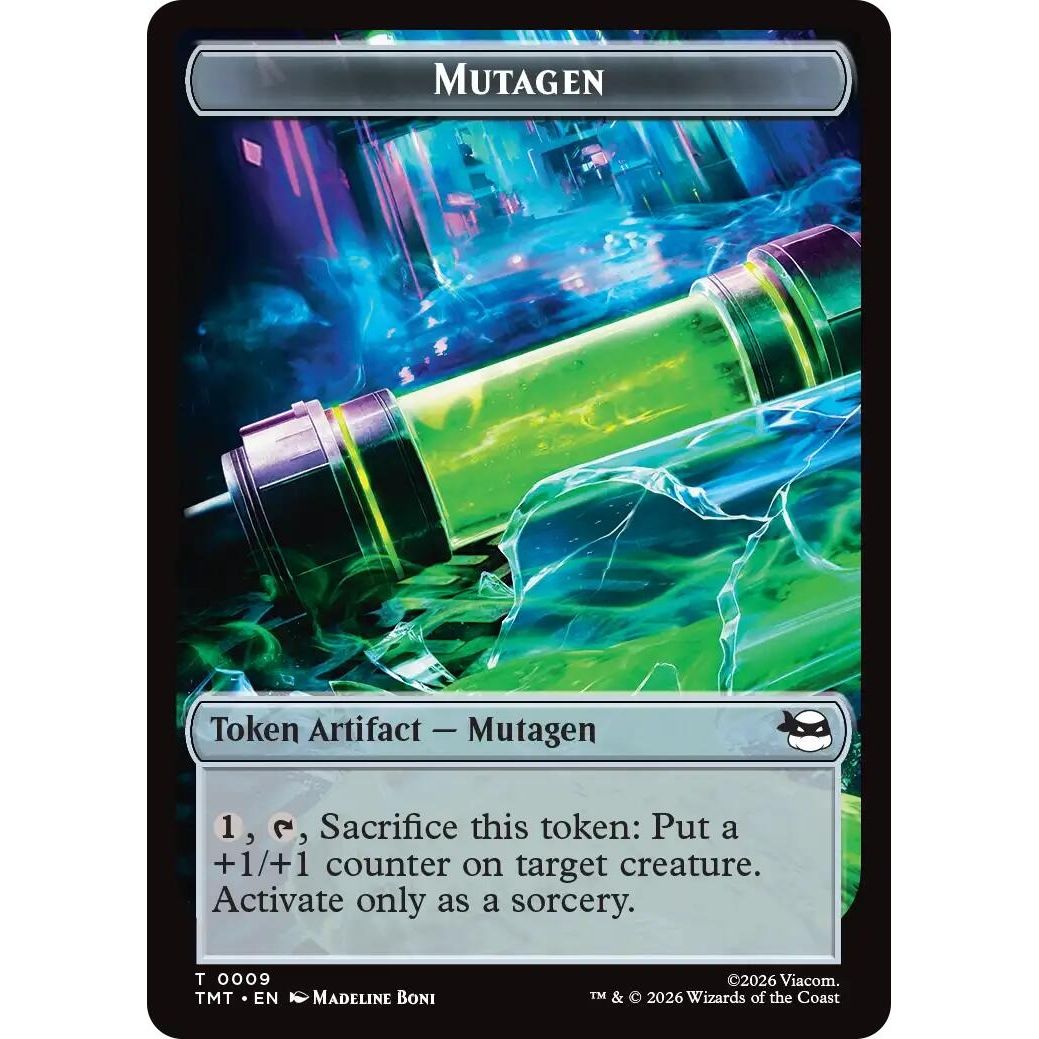 Image for Mutagen // Food Double-Sided Token (9 // 8) (Teenage Mutant Ninja Turtles) - Magic: The Gathering