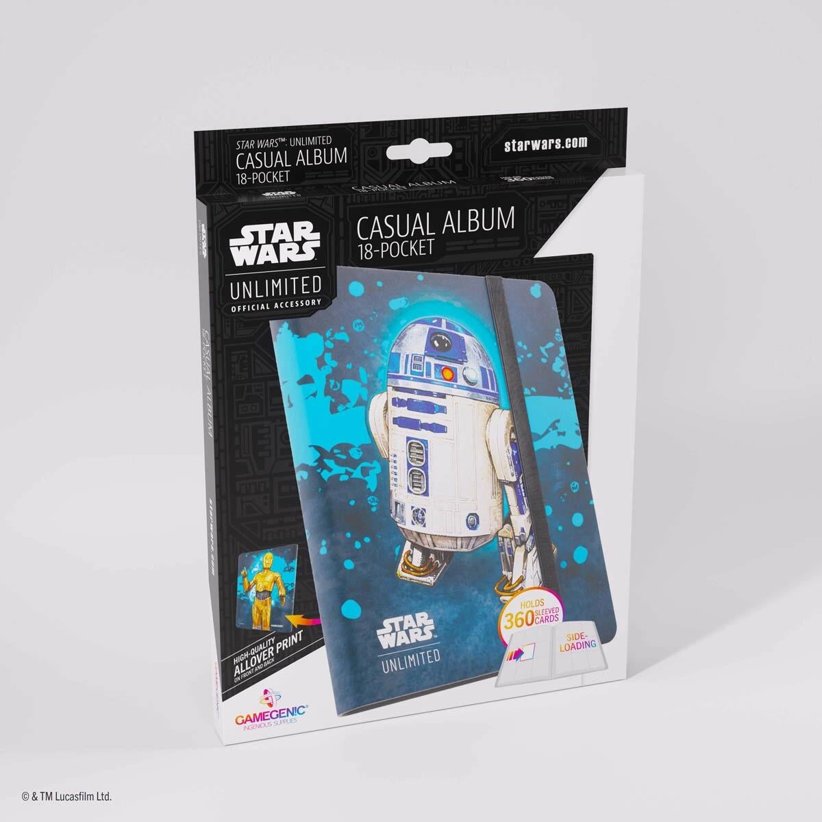 Image for Star Wars: Unlimited Casual Album 18-Pocket Side-Loading - C-3P0/R2-D2 - Storage Albums