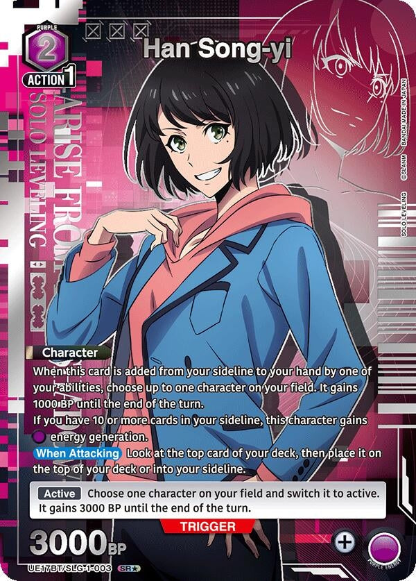 Image for Han Song-yi (003) (SR*) (UE17BT/SLG-1-003) (UE17BT: SOLO LEVELING) (UE17BT) - Union Arena