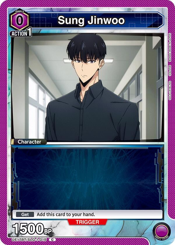 Image for Sung Jinwoo (015) (UE17BT/SLG-1-015) (UE17BT: SOLO LEVELING) (UE17BT) - Union Arena