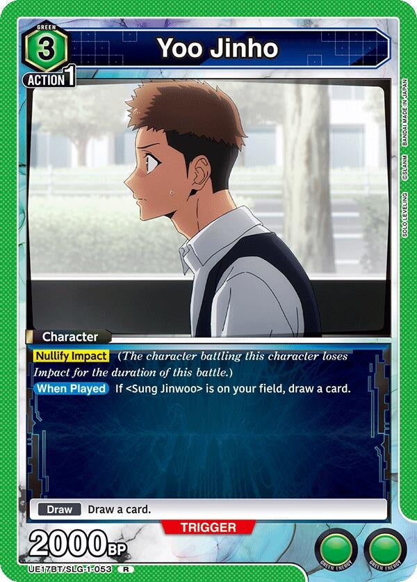 Image for Yoo Jinho (053) (UE17BT/SLG-1-053) (UE17BT: SOLO LEVELING) (UE17BT) - Union Arena