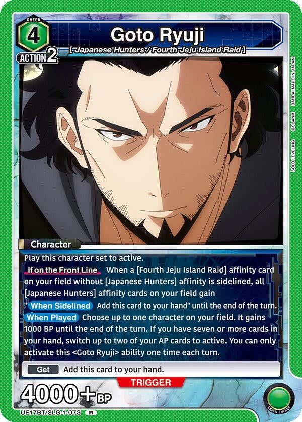 Image for Goto Ryuji (UE17BT/SLG-1-073) (UE17BT: SOLO LEVELING) (UE17BT) - Union Arena