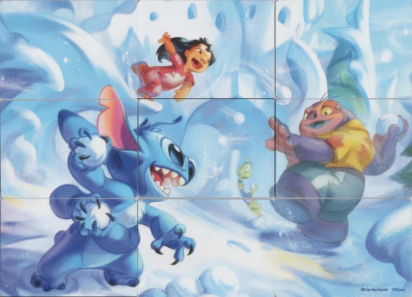 Image for Winterspell Snowball Fight Puzzle Insert (Set of 9) (Winterspell) (11) - Disney Lorcana