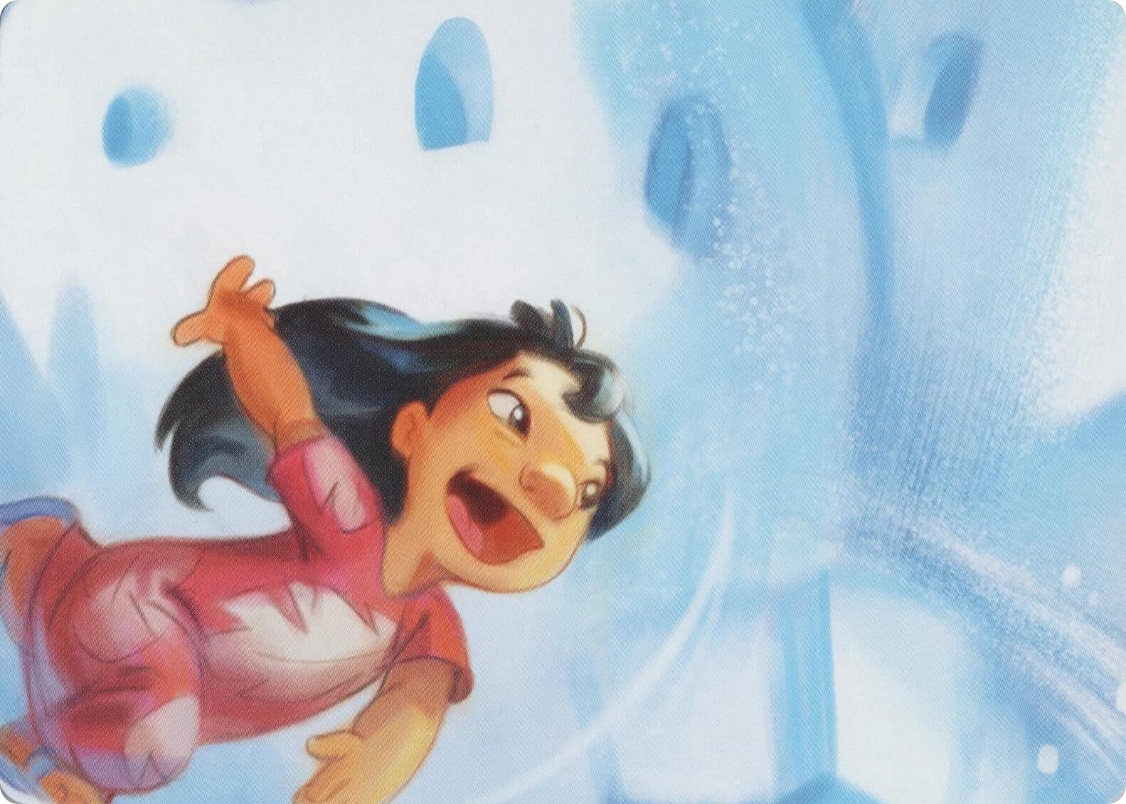 Image for Winterspell Snowball Fight Puzzle Insert (Top Middle) (Winterspell) (11) - Disney Lorcana