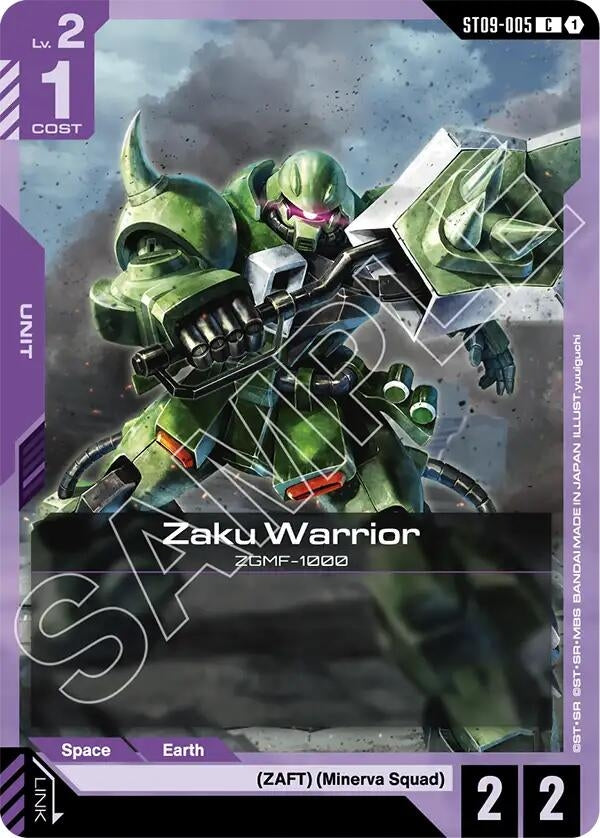 Image for Zaku Warrior (ST09-005) (Starter Deck 09: Destiny Ignition) (ST09) - Gundam Card Game