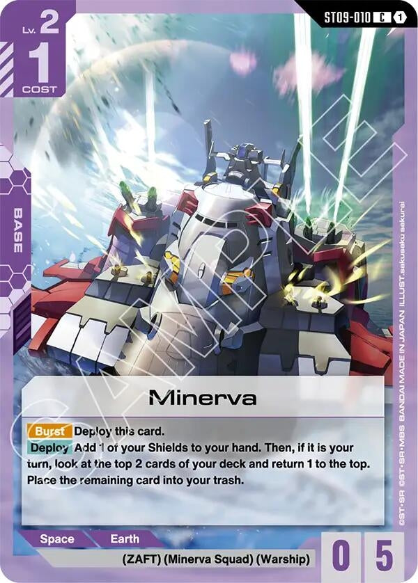 Image for Minerva (ST09-010) (Starter Deck 09: Destiny Ignition) (ST09) - Gundam Card Game
