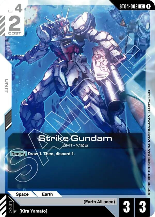Image for Strike Gundam (ST04-002) (Starter Deck 09: Destiny Ignition) (ST09) - Gundam Card Game
