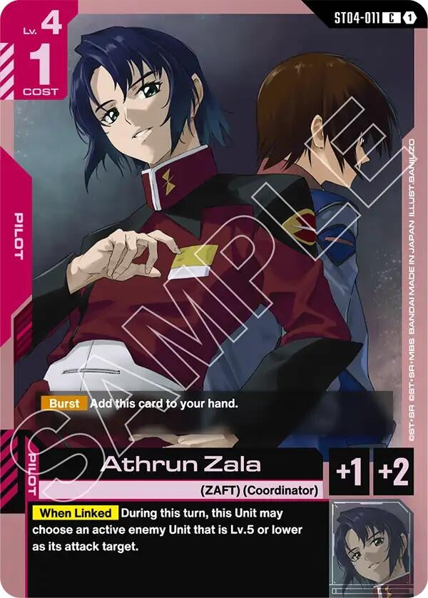 Image for Athrun Zala (ST04-011) (Starter Deck 09: Destiny Ignition) (ST09) - Gundam Card Game