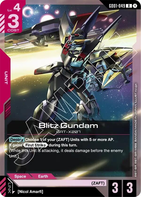 Image for Blitz Gundam (GD01-049) (Starter Deck 09: Destiny Ignition) (ST09) - Gundam Card Game