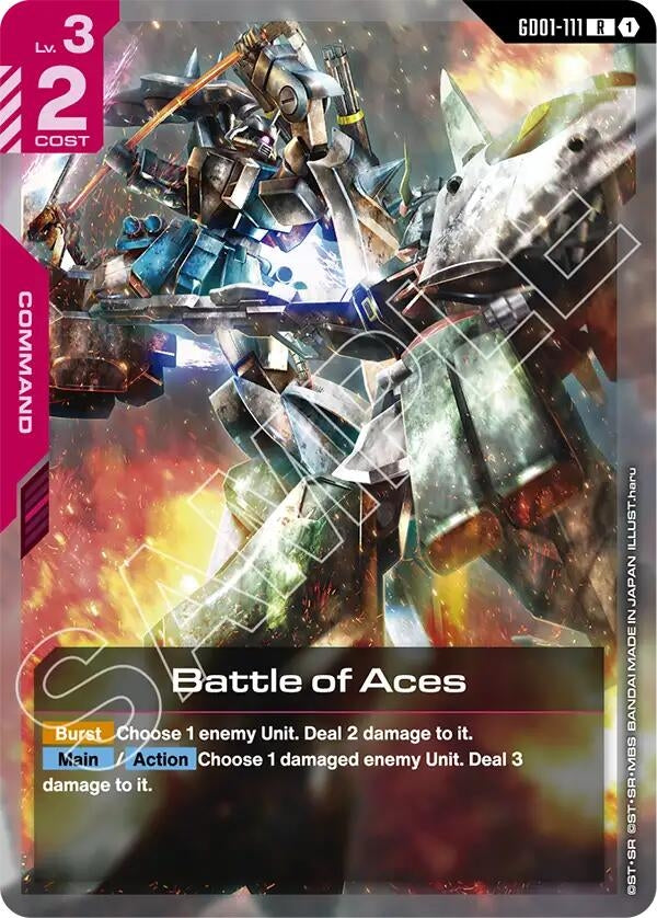 Image for Battle of Aces (GD01-111) (Starter Deck 09: Destiny Ignition) (ST09) - Gundam Card Game
