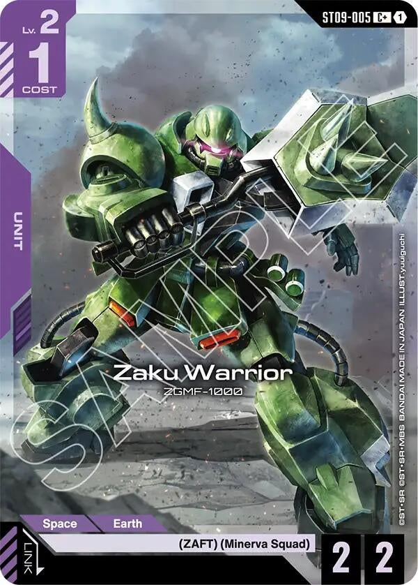 Image for Zaku Warrior (C+) (ST09-005) (Starter Deck 09: Destiny Ignition) (ST09) - Gundam Card Game