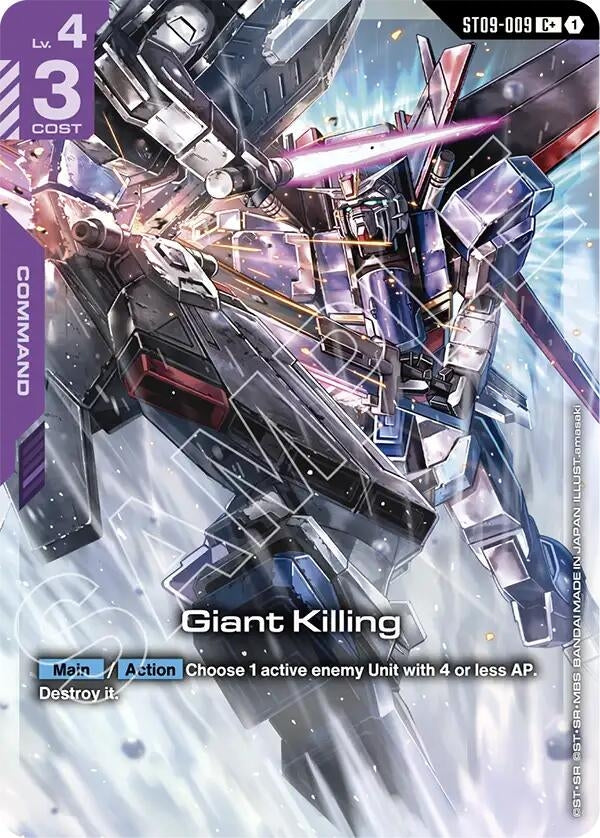Image for Giant Killing (C+) (ST09-009) (Starter Deck 09: Destiny Ignition) (ST09) - Gundam Card Game