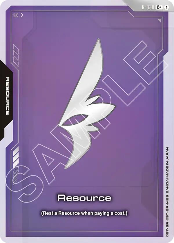 Image for Resource (R-030) (C+) (R-030) (Starter Deck 09: Destiny Ignition) (ST09) - Gundam Card Game