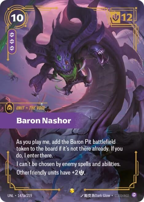 Baron Nashor (Alternate Art) (147a/219) (Unleashed)
