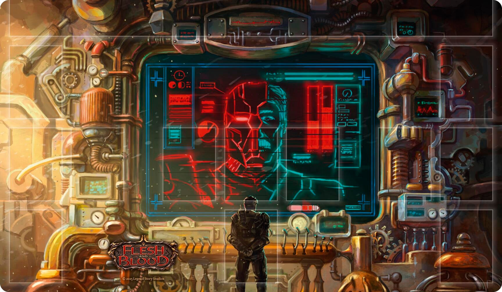 Image for Flesh and Blood Playmat - Ghost Protocol Mainframe - Playmats