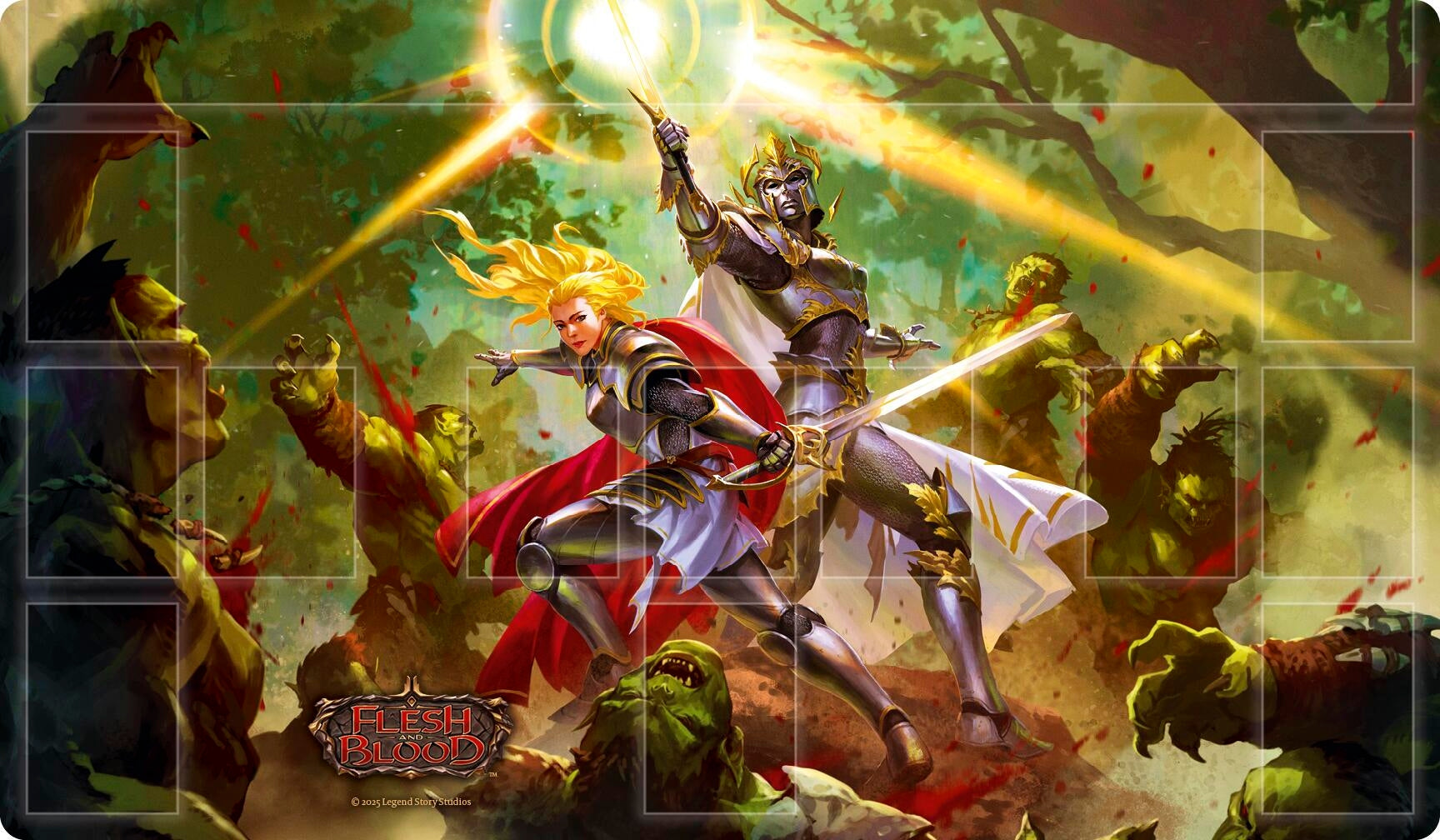 Image for Flesh and Blood Playmat - Swordmasters Shine - Playmats