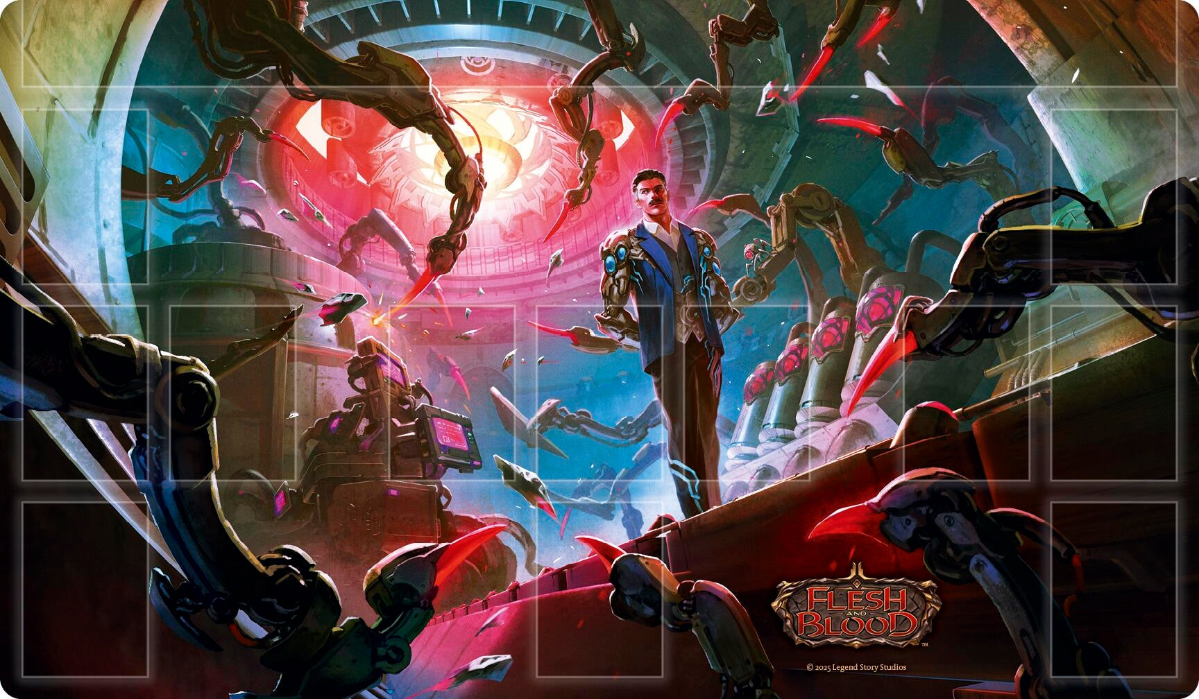 Image for Flesh and Blood Playmat - Ghost Protocol Architect - Playmats