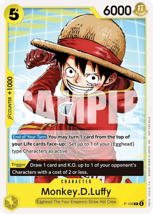 Image for Monkey.D.Luffy (Tournament Pack 2026 Vol. 2) (P-106) (One Piece Promotion Cards) (OP-PR) - One Piece Card Game