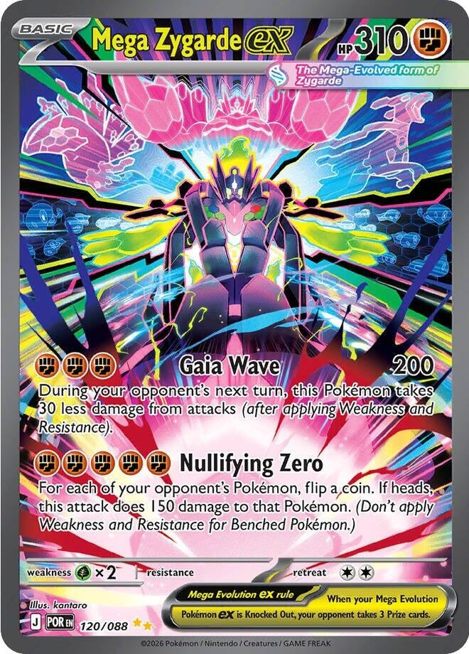 Mega Zygarde ex (120/088) (ME03: Perfect Order) - PokeBox USA