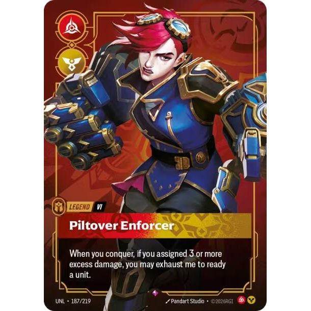 Vi - Piltover Enforcer (187/219) (Unleashed) - PokeBox USA