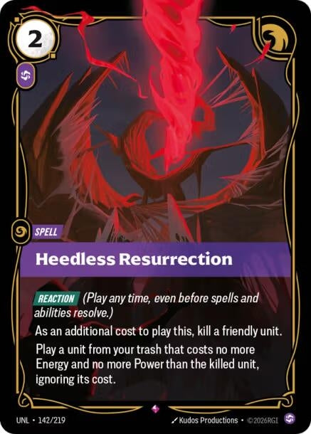 Heedless Resurrection (142/219) (Unleashed)