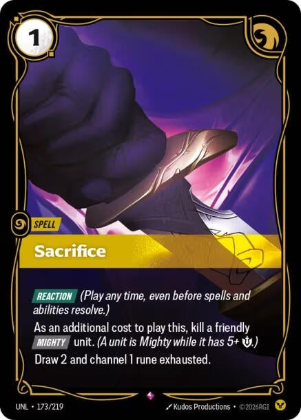 Sacrifice (173/219) (Unleashed)