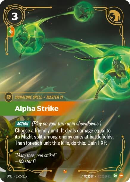 Alpha Strike (192/219) (Unleashed)