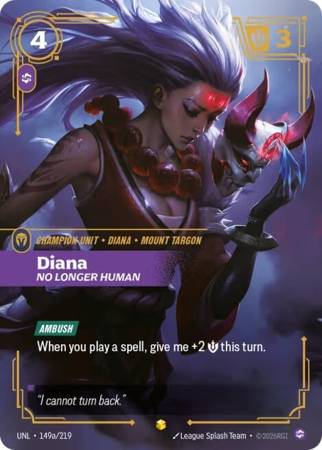 Diana - No Longer Human (Alternate Art) (149a/219) (Unleashed)