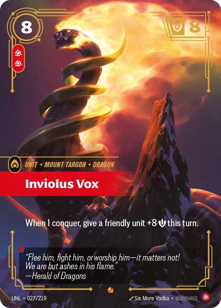 Inviolus Vox (027/219) (Unleashed)