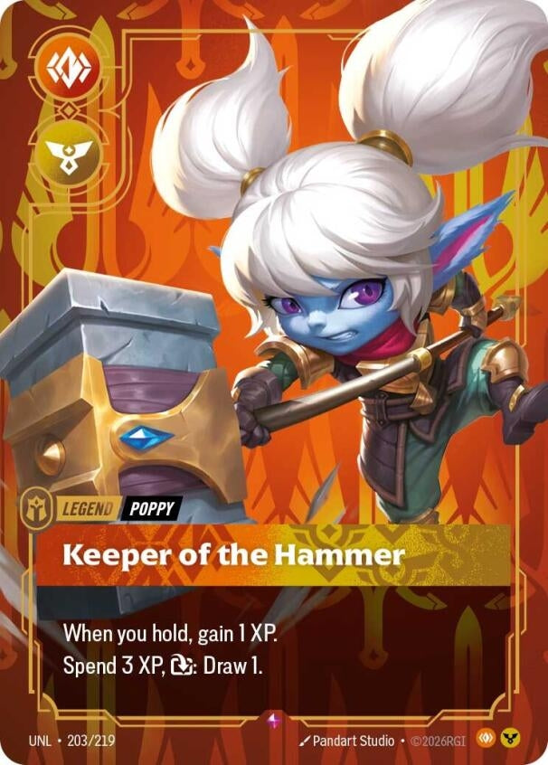 Poppy - Keeper of the Hammer (203/219) (Unleashed) - PokeBox USA
